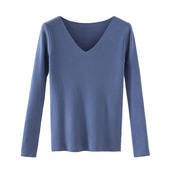 2021 autumn winter fashion knitted korean v-neck pullover sweater women's tight-fitting thin long-sleeved women's jumpe, White;black
2021 autumn winter fashion knitted korean v-neck pullover sweater women's tight-fitting thin long-sleeved women's jumpe, White;black