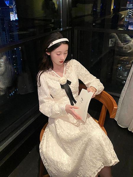 casual dresses hepburn little white autumn gentle wind fairy first love lace dress temperament elegant goddess fan french, Black;gray
casual dresses hepburn little white autumn gentle wind fairy first love lace dress temperament elegant goddess fan french, Black;gray