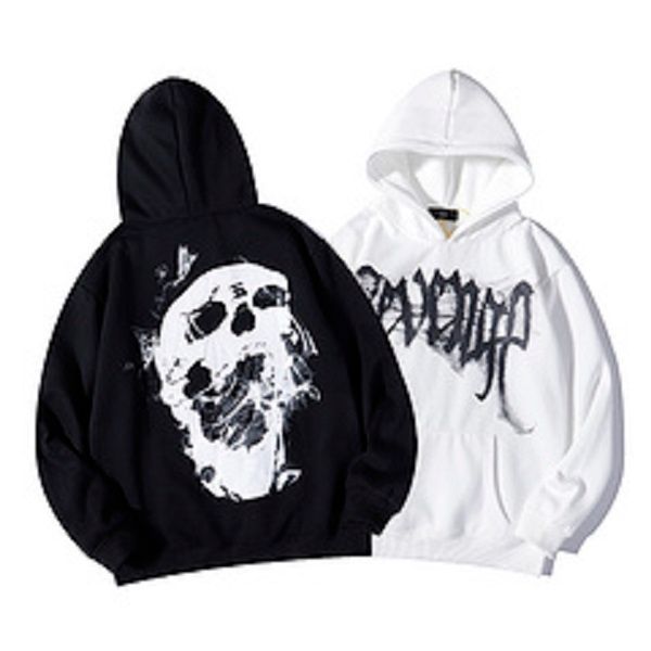 autumn and winter hoodie smoke logo printed clothes men's women's high street long sleeve pullover, Black
autumn and winter hoodie smoke logo printed clothes men's women's high street long sleeve pullover, Black