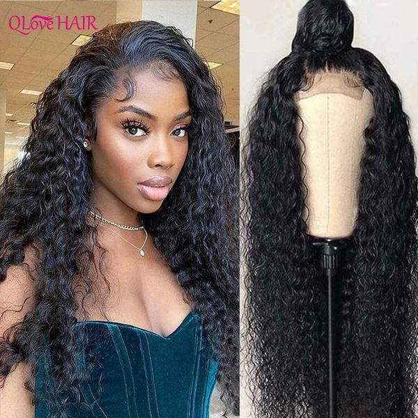 lace wigs qlove hair peruvian deep wave wig 13x4 front human pre plucked glueless remy 4x4 closure curly, Black;brown
lace wigs qlove hair peruvian deep wave wig 13x4 front human pre plucked glueless remy 4x4 closure curly, Black;brown