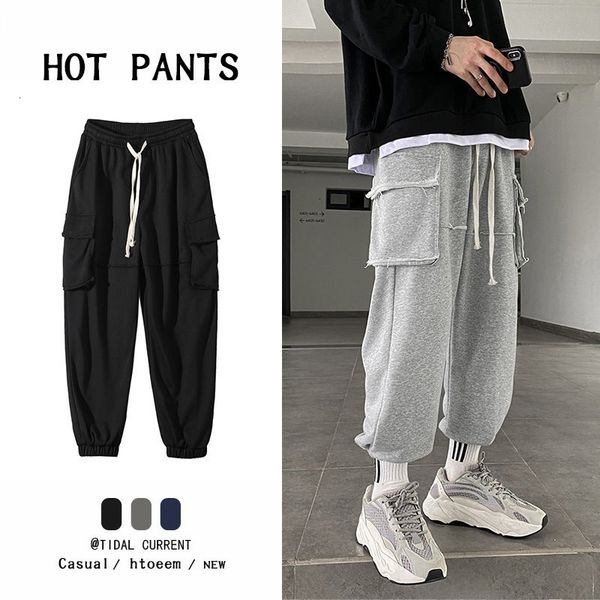 men's pants autumn sweatpants fashion casual joggers men streetwear hip-hop loose multi-pocket straight trousers mens m-5xl 0101, Black
men's pants autumn sweatpants fashion casual joggers men streetwear hip-hop loose multi-pocket straight trousers mens m-5xl 0101, Black