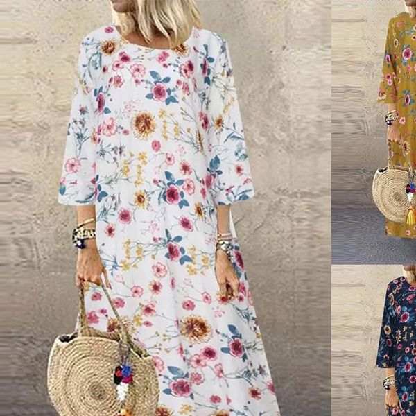 autumn dress women floral print long sleeves o neck big hem plus size retro dress summer loose holiday beach long dresses, Black;gray
autumn dress women floral print long sleeves o neck big hem plus size retro dress summer loose holiday beach long dresses, Black;gray