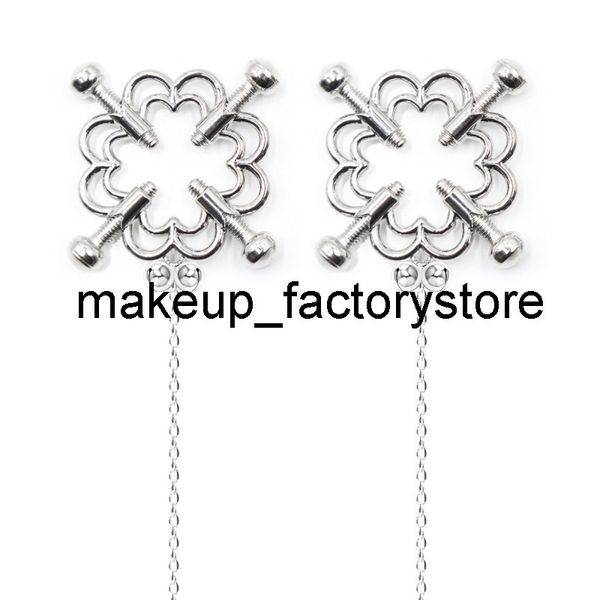 massage new 1pair metal bondage nipple clamps chains clips labia slave women toys games breast clover s&m
massage new 1pair metal bondage nipple clamps chains clips labia slave women toys games breast clover s&m