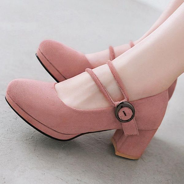 dress shoes plus size 34-43 women high heels suede ladies platform square heel round toe all match wedding pumps, Black
dress shoes plus size 34-43 women high heels suede ladies platform square heel round toe all match wedding pumps, Black