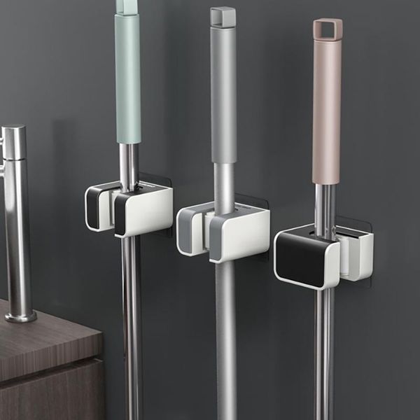hooks & rails broom mop holder wall mount self adhesive punch-anti-slip gripper kitchen bathroom cleaning tool hanger
hooks & rails broom mop holder wall mount self adhesive punch-anti-slip gripper kitchen bathroom cleaning tool hanger