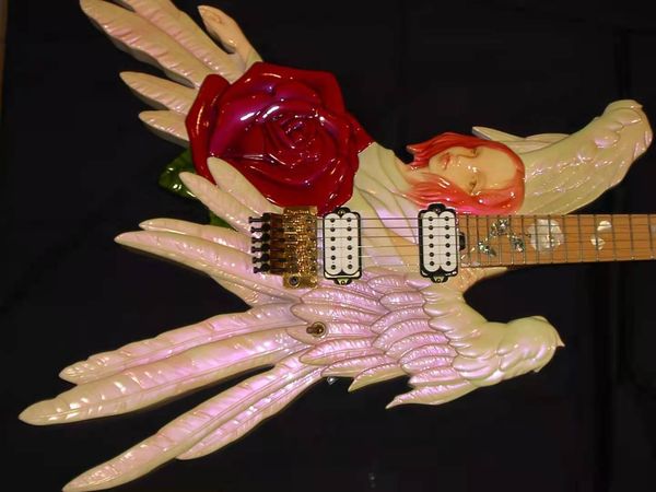 fashion personality pure handmade angel electric guitar, home package
fashion personality pure handmade angel electric guitar, home package