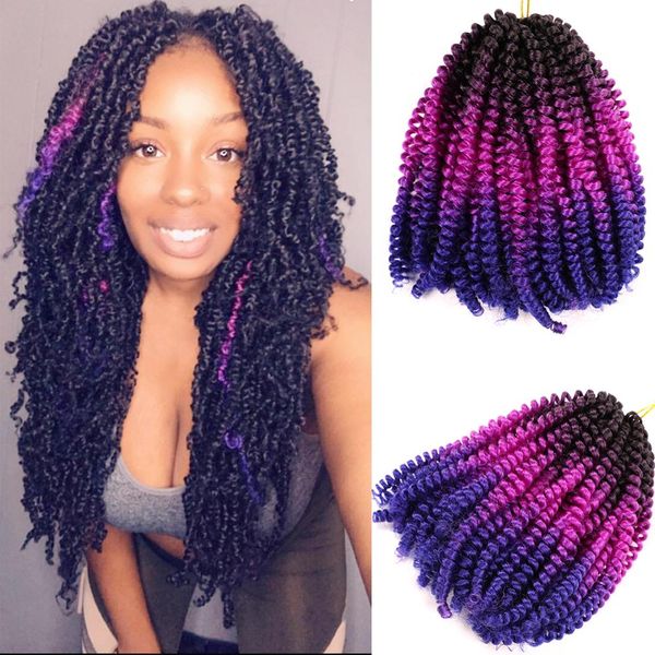 shanghair fluffy spring twist hair 8 inch 110g/pcs black brown bug passion twist crochet braids synthetic braiding hair extensions
shanghair fluffy spring twist hair 8 inch 110g/pcs black brown bug passion twist crochet braids synthetic braiding hair extensions