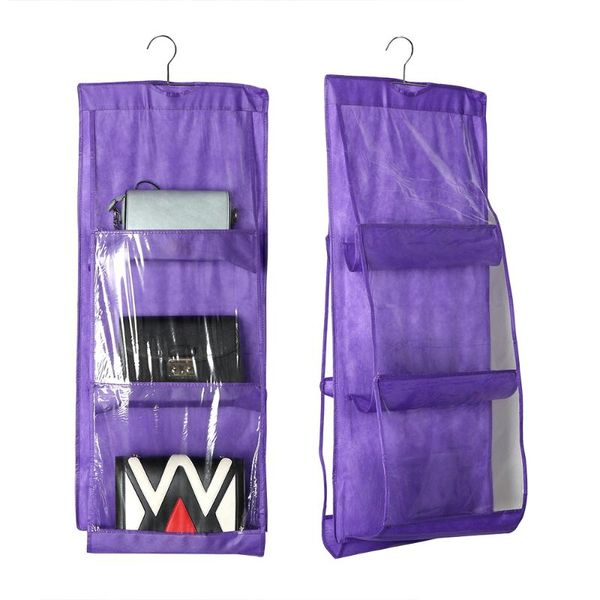 storage bags wardrobe closet hanger double sided 6 pockets hanging books organizer transparent foldable handbag purse bag
storage bags wardrobe closet hanger double sided 6 pockets hanging books organizer transparent foldable handbag purse bag