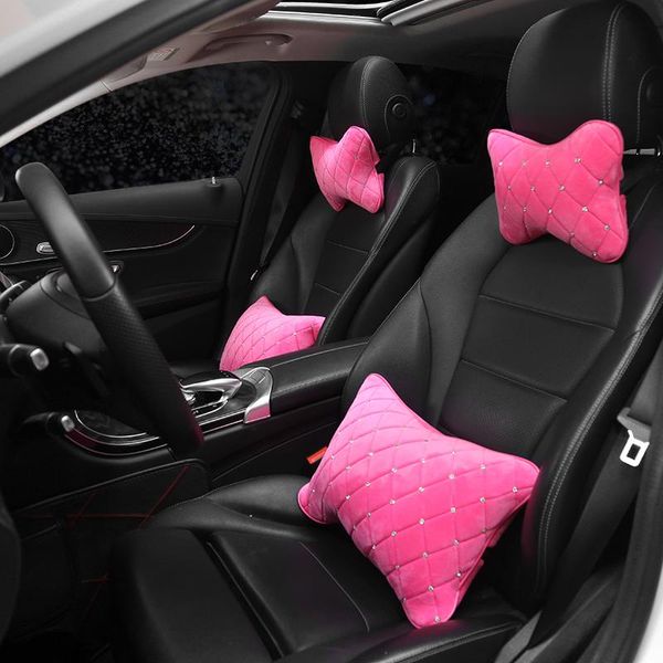 seat cushions diamond crystal plush car headrest pillow auto neck waist support pillows interior accessories women
seat cushions diamond crystal plush car headrest pillow auto neck waist support pillows interior accessories women