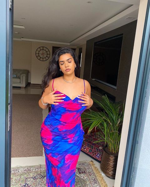 fashion print sleeveless spaghetti strap midi dress party night club gown backless sundress elegant beachwear vestido, Black;gray
fashion print sleeveless spaghetti strap midi dress party night club gown backless sundress elegant beachwear vestido, Black;gray