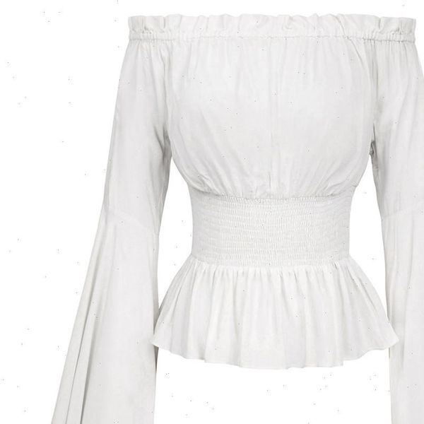 womens slash neck shirt vintage retro party wear steampunk victorian off shoulder lace up slim ladies summer tee shirts, White
womens slash neck shirt vintage retro party wear steampunk victorian off shoulder lace up slim ladies summer tee shirts, White