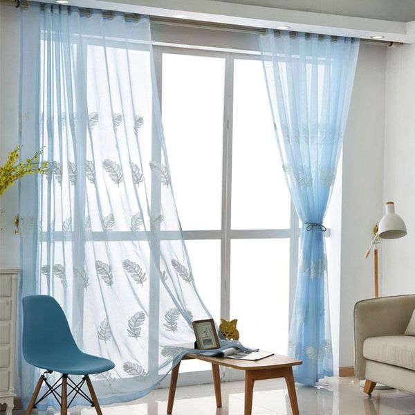 curtain & drapes european white blue embroidery feather tulle living room balcony kitchen modern treatment
curtain & drapes european white blue embroidery feather tulle living room balcony kitchen modern treatment