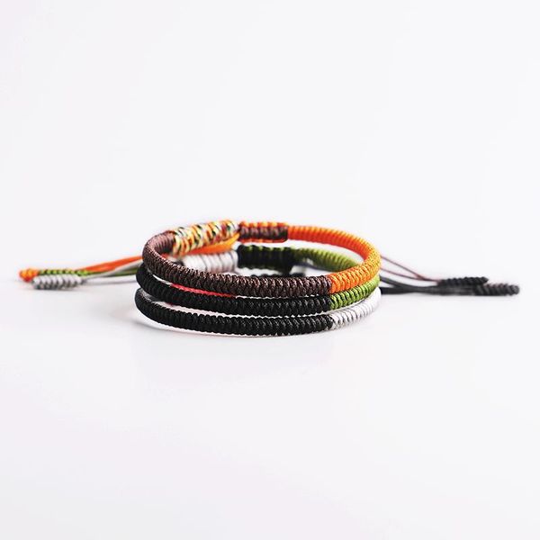 link, chain 3pcs multi color tibetan buddhist good lucky charm bracelets & bangles handmade knots rope bracelet, Black
link, chain 3pcs multi color tibetan buddhist good lucky charm bracelets & bangles handmade knots rope bracelet, Black