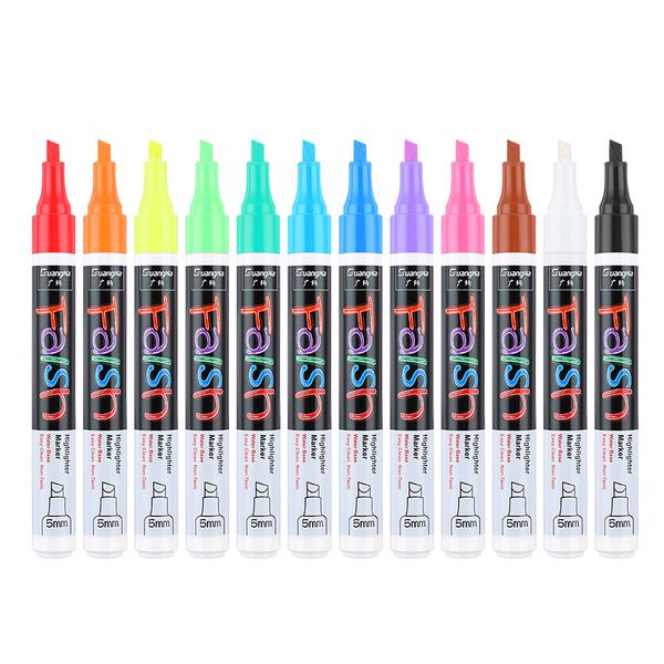 12 colors 6mm oblique tip highlighter liquid chalk marker pens for led writing board glass window art painting
12 colors 6mm oblique tip highlighter liquid chalk marker pens for led writing board glass window art painting