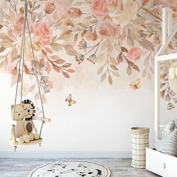 wallpapers custom any size mural wallpaper 3d hand painted watercolor flowers leaf wall painting living room tv sofa bedroom papers
wallpapers custom any size mural wallpaper 3d hand painted watercolor flowers leaf wall painting living room tv sofa bedroom papers