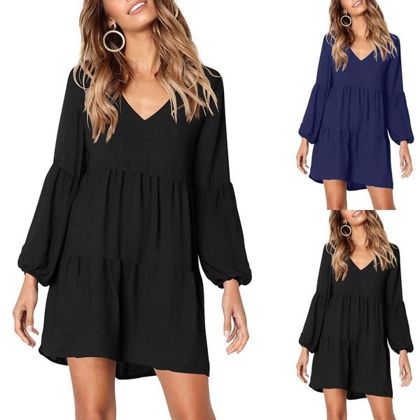 casual dresses boho beach dress women v neck loose xxl lantern sleeve holiday sundress summer elegant female mini vesti, Black;gray
casual dresses boho beach dress women v neck loose xxl lantern sleeve holiday sundress summer elegant female mini vesti, Black;gray