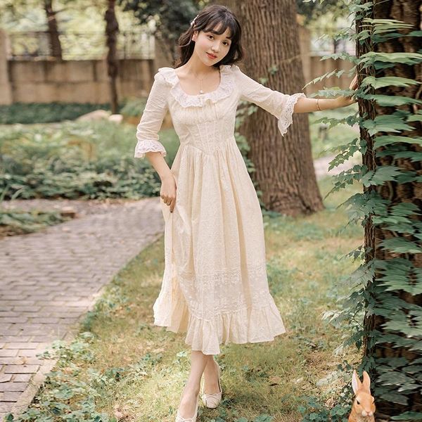 casual dresses french elegant dress women fashion high end fairy spring 2021 round neck sweet ruffled flared sleeve gentle vestidos, Black;gray
casual dresses french elegant dress women fashion high end fairy spring 2021 round neck sweet ruffled flared sleeve gentle vestidos, Black;gray