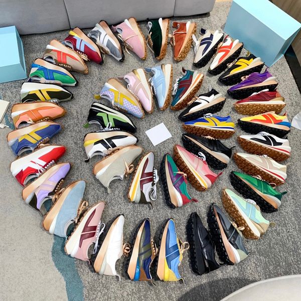 luxury brand couple runners trainers sneaker shoe women platform casual sport shoes men lace-up calf leather bumpr sneakers with box size 35, Black
luxury brand couple runners trainers sneaker shoe women platform casual sport shoes men lace-up calf leather bumpr sneakers with box size 35, Black