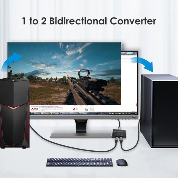 hubs dp1.4 displayport splitter adapter computers tv bi-direction 1x2/2x1 switcher for office caring computer supplies
hubs dp1.4 displayport splitter adapter computers tv bi-direction 1x2/2x1 switcher for office caring computer supplies
