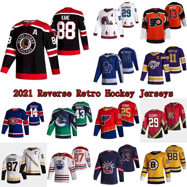 2021 reverse retro jersey 8 cale makar 29 nathan mackinnon 88 david pastrnak 97 connor mcdavid 14 nick suzuki 13 lafreniere hockey jerseys, Black;red
2021 reverse retro jersey 8 cale makar 29 nathan mackinnon 88 david pastrnak 97 connor mcdavid 14 nick suzuki 13 lafreniere hockey jerseys, Black;red