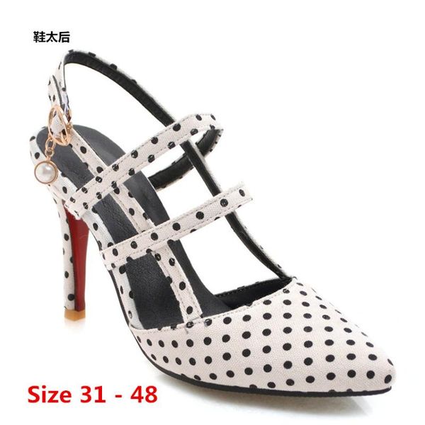 dress shoes slingbacks pumps stiletto party wedding high heels women's heel ankle strap woman small big size 31 - 48, Black
dress shoes slingbacks pumps stiletto party wedding high heels women's heel ankle strap woman small big size 31 - 48, Black