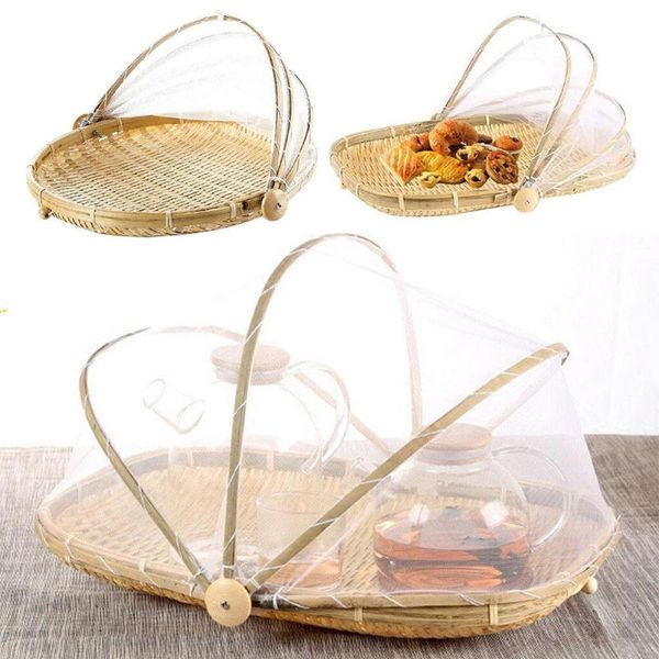 kitchen storage & organization bamboo tent basket hand woven tray anti bug dust proof cover fruit container mesh net organizer
kitchen storage & organization bamboo tent basket hand woven tray anti bug dust proof cover fruit container mesh net organizer