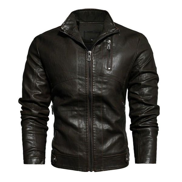 men's fur & faux winter motorcycle leather jacket 2021 men casual zipper pu thick windproof coat male sa969, Black
men's fur & faux winter motorcycle leather jacket 2021 men casual zipper pu thick windproof coat male sa969, Black