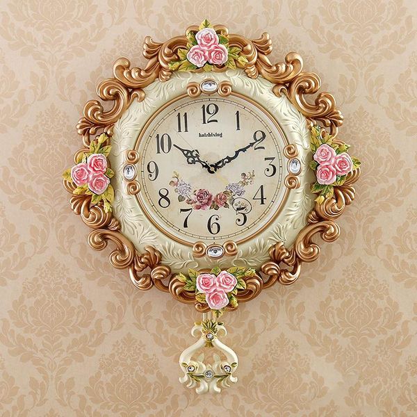 wall clocks european style swing clock living room silent fashion simple luxury home electronic quartz
wall clocks european style swing clock living room silent fashion simple luxury home electronic quartz