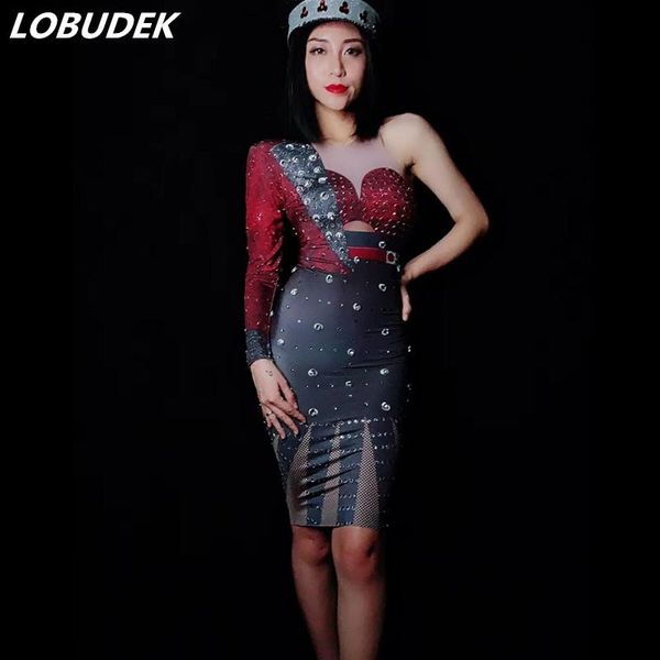casual dresses single sleeve crystals leotard dress bar nightclub female singer dj costume party celebration performance stage, Black;gray
casual dresses single sleeve crystals leotard dress bar nightclub female singer dj costume party celebration performance stage, Black;gray