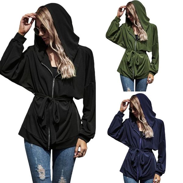 women's jackets women sports coat solid color cardigan bat long-sleeve lace-up sport hooded jaacket casual 2021 spring autumn winter, Black;brown
women's jackets women sports coat solid color cardigan bat long-sleeve lace-up sport hooded jaacket casual 2021 spring autumn winter, Black;brown