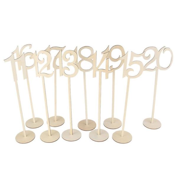 party decoration 20pcs durable table number cards wedding wooden signs reception seating
party decoration 20pcs durable table number cards wedding wooden signs reception seating