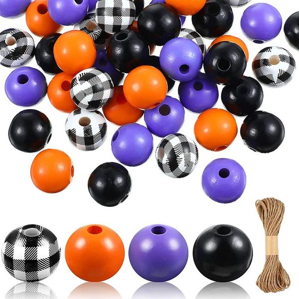 other 200 pieces wood round beads plaid painted loose polished spacer farmhouse with twine
other 200 pieces wood round beads plaid painted loose polished spacer farmhouse with twine