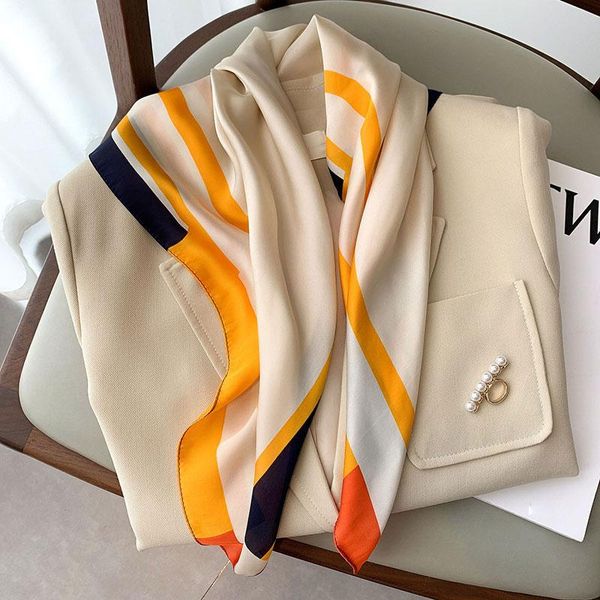 scarves silk scarf bandana women fashion for ladies print bag foulard summer shawls wraps office small hijabs, Blue;gray
scarves silk scarf bandana women fashion for ladies print bag foulard summer shawls wraps office small hijabs, Blue;gray