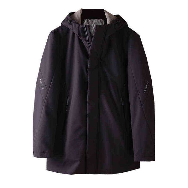 winter duck down thickened warm and cold proof et men's medium long baseball collar hooded 1181, Black
winter duck down thickened warm and cold proof et men's medium long baseball collar hooded 1181, Black