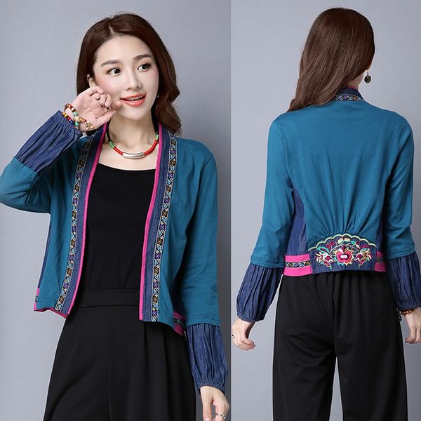 chinese style clothing women hanfu tang suit patchwork retro vintage shirt ethnic embroide blouse ladies chinese 11271, Red
chinese style clothing women hanfu tang suit patchwork retro vintage shirt ethnic embroide blouse ladies chinese 11271, Red