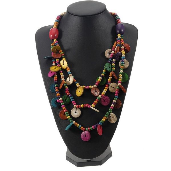 pendant necklaces boho vintage multicolor wood coconut shell necklace handmade beads ethnic women jewelry, Silver
pendant necklaces boho vintage multicolor wood coconut shell necklace handmade beads ethnic women jewelry, Silver
