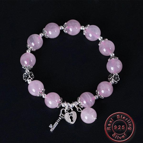 charm bracelets amxiu diy 925 sterling silver bracelet natural stones beads handmade jewelry heart lock key, Golden;silver
charm bracelets amxiu diy 925 sterling silver bracelet natural stones beads handmade jewelry heart lock key, Golden;silver