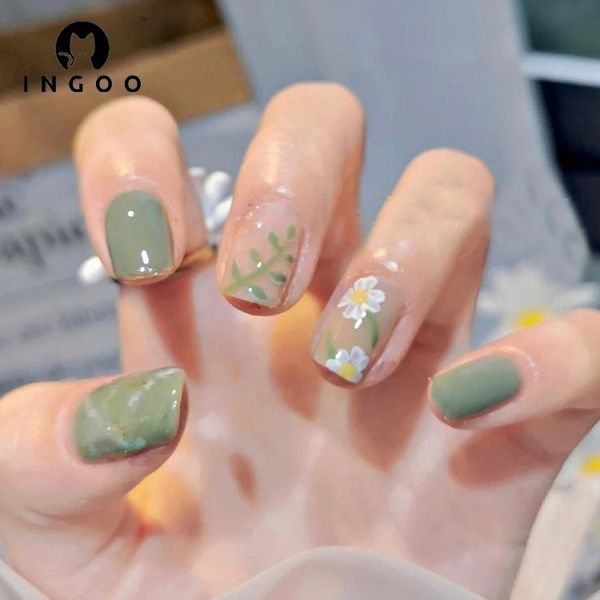 false nails 24pcs wearable fake small flower pattern press on flat head full cover finished fingernail summer lady nail art tips, Red;gold
false nails 24pcs wearable fake small flower pattern press on flat head full cover finished fingernail summer lady nail art tips, Red;gold