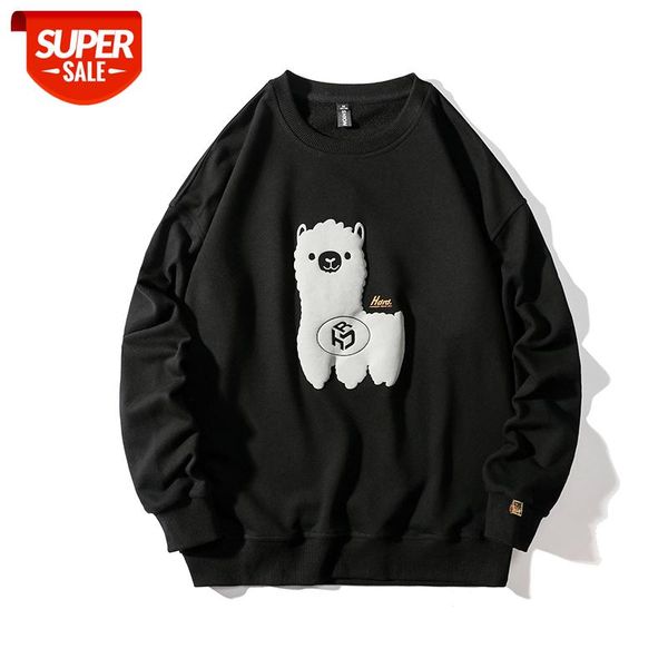 2020 men hip hop sweatshirts stereo alpaca print fashion o-neck pullover hoodies autumn winter basic clothes #ed7z, Black
2020 men hip hop sweatshirts stereo alpaca print fashion o-neck pullover hoodies autumn winter basic clothes #ed7z, Black