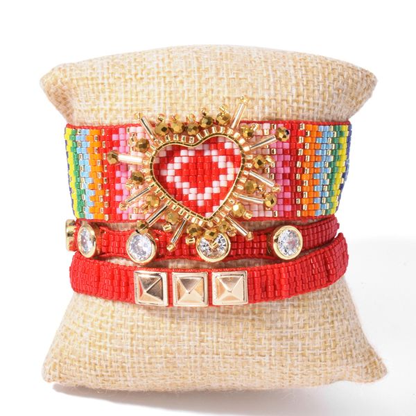 yuokiaa heart miyuki women red bracelets for hand handmade pulsera mujer friendship boho summer japan bead bracelets jewelry, Black
yuokiaa heart miyuki women red bracelets for hand handmade pulsera mujer friendship boho summer japan bead bracelets jewelry, Black