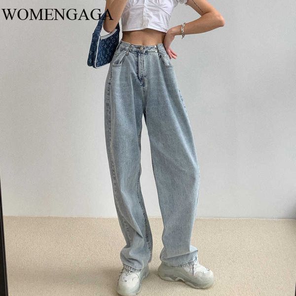 womengaga jean's summer autumn thin high waist wide leg pants straight tube fold trouser sudt 210603, Blue
womengaga jean's summer autumn thin high waist wide leg pants straight tube fold trouser sudt 210603, Blue