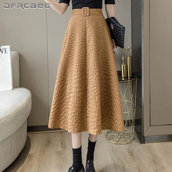 skirts arrivals summer vintage long with belt 2021 high waist big swing camel pleated skirt female a-line retro saias, Black
skirts arrivals summer vintage long with belt 2021 high waist big swing camel pleated skirt female a-line retro saias, Black
