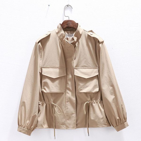 women's jackets spring autumn short female jacket casual fashion stand-up collar zipper 2021 loose korean solid color, Black;brown
women's jackets spring autumn short female jacket casual fashion stand-up collar zipper 2021 loose korean solid color, Black;brown