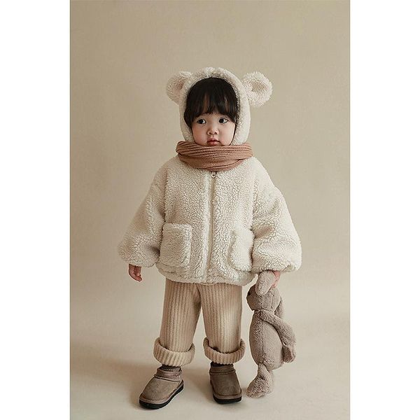 jackets winter toddler baby fleece warm jacket fashion long sleeve solid color zipper hooded coat with bear doll, Blue;gray
jackets winter toddler baby fleece warm jacket fashion long sleeve solid color zipper hooded coat with bear doll, Blue;gray