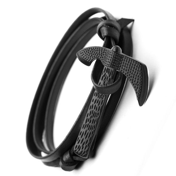 vintage men leather wrap bracelet black color big axe hatchet-viking punk bracelets bangles for cool friend gift, Golden;silver
vintage men leather wrap bracelet black color big axe hatchet-viking punk bracelets bangles for cool friend gift, Golden;silver