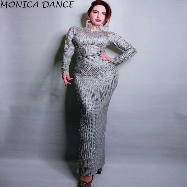 casual dresses women rhinestone long sleeves sparkly dress stage outfit birthday party celebrate dance, Black;gray
casual dresses women rhinestone long sleeves sparkly dress stage outfit birthday party celebrate dance, Black;gray