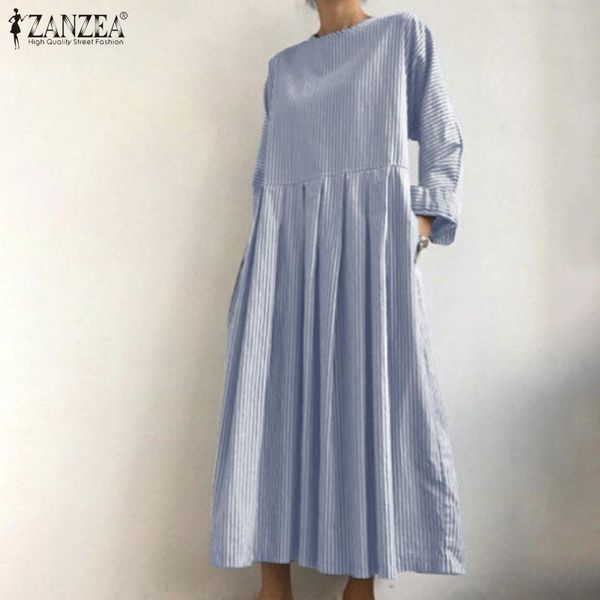 casual dresses spring long sleeve sundress mid-calf zanzea women 2021 female striped vestidos oversized pleated robe femme 5xl, Black;gray
casual dresses spring long sleeve sundress mid-calf zanzea women 2021 female striped vestidos oversized pleated robe femme 5xl, Black;gray