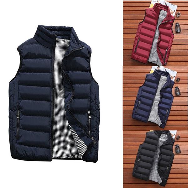 men's vests 2021 style vest autumn and winter down cotton korean fashion slim jacket trend, Black;white
men's vests 2021 style vest autumn and winter down cotton korean fashion slim jacket trend, Black;white