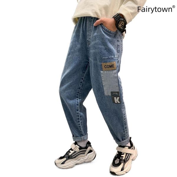 jeans korean boys spring for teen pants 2021 vintage straight trousers baggy belt children boy long clothing 12 14, Blue
jeans korean boys spring for teen pants 2021 vintage straight trousers baggy belt children boy long clothing 12 14, Blue