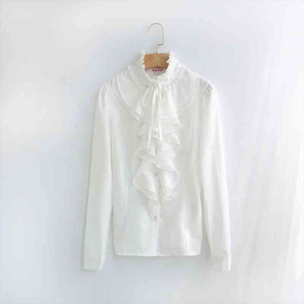 s-4xl ladies chic tunic spring office ruffles shirts women long sleeve elegant work flounce blouse female blusas, White
s-4xl ladies chic tunic spring office ruffles shirts women long sleeve elegant work flounce blouse female blusas, White